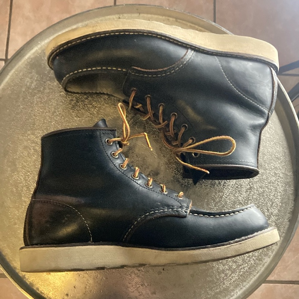 Red wing 8849 8.5D classic moc black prairie